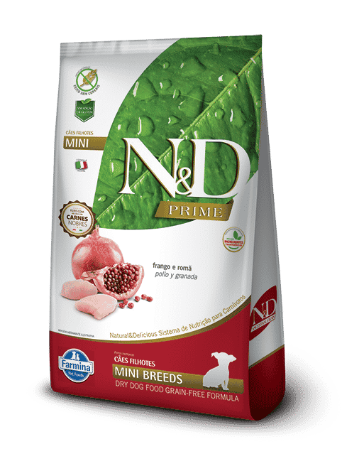 N&D prime Canine puppy mini frango 2.5 kg.