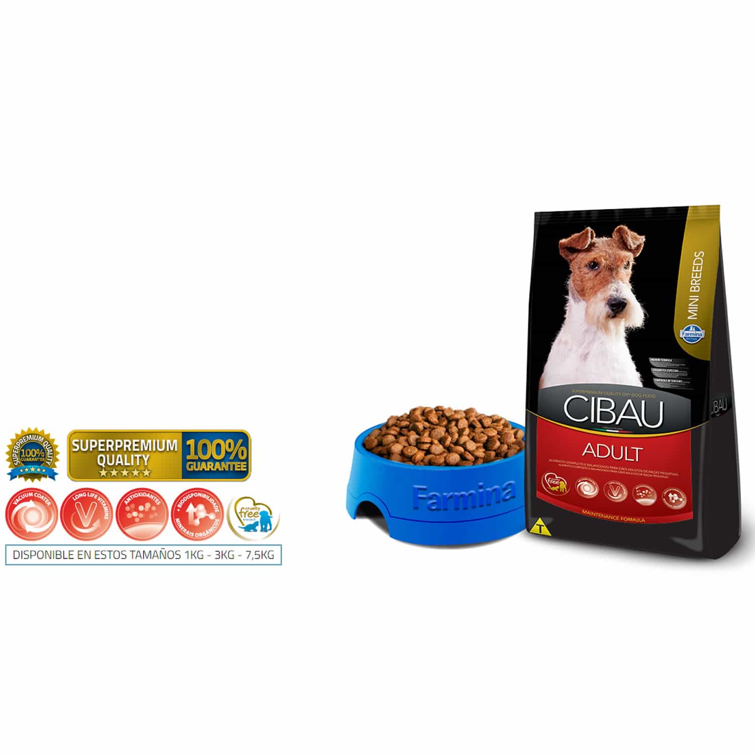 Cibau Adulto Small Breed 1 y 3 Kg