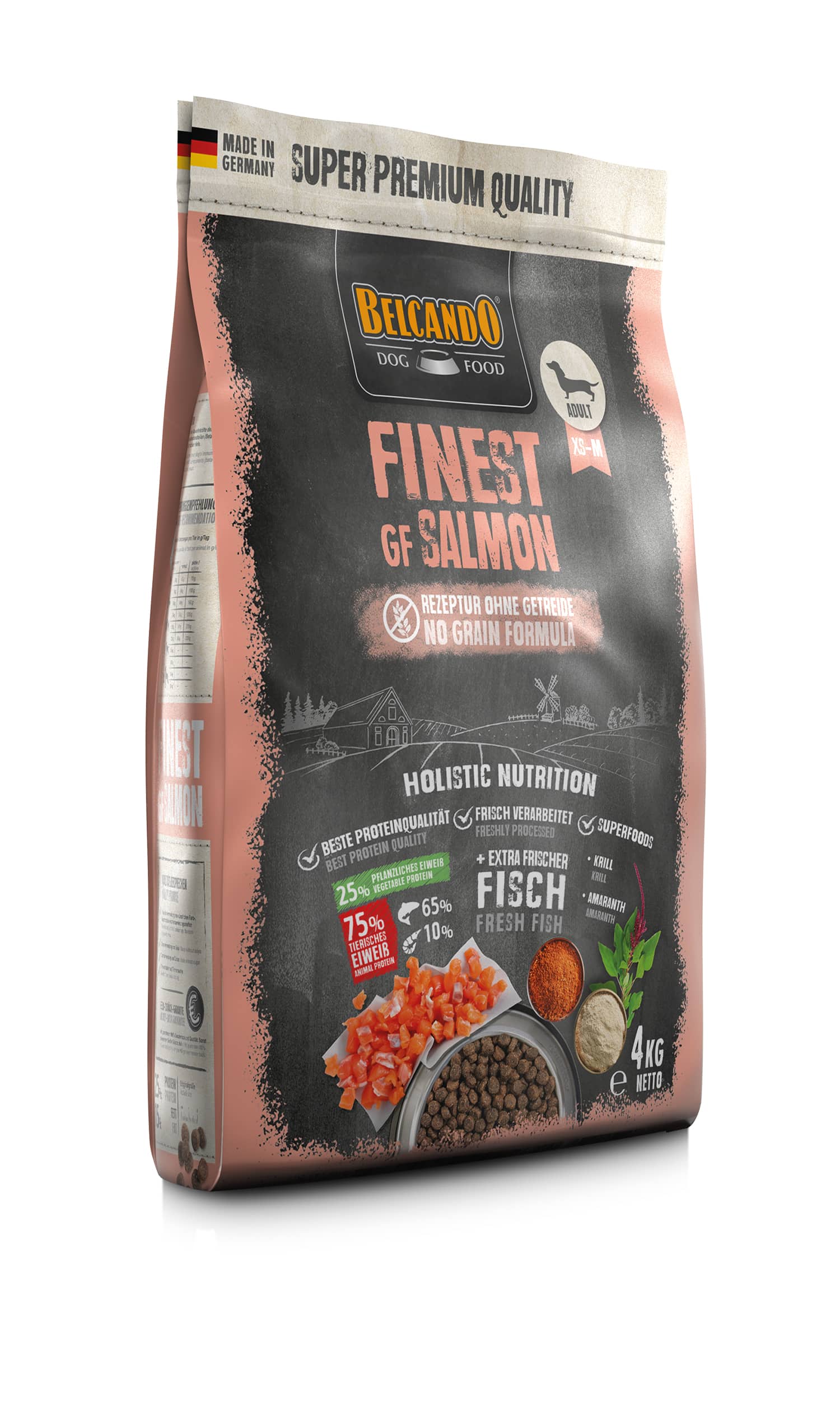BELCANDO ADULT FINEST GF SALMON 1 Y 4 KG.