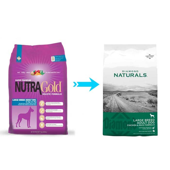 Diamond Naturals Large Breed Adult Dog 7,5kg - Chicken & Rice