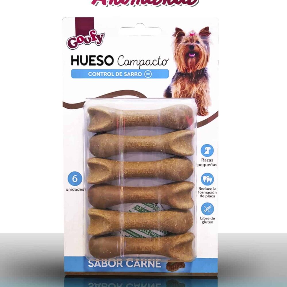 Goofy, hueso compacto control sarro.