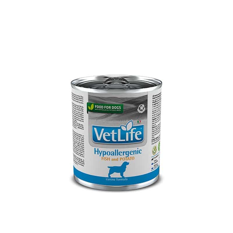 Vet life perro Hipoallergenic lata 300 gramos