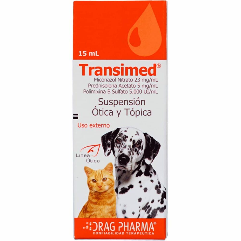 TRANSIMED® Suspensión Ótica y Tópica