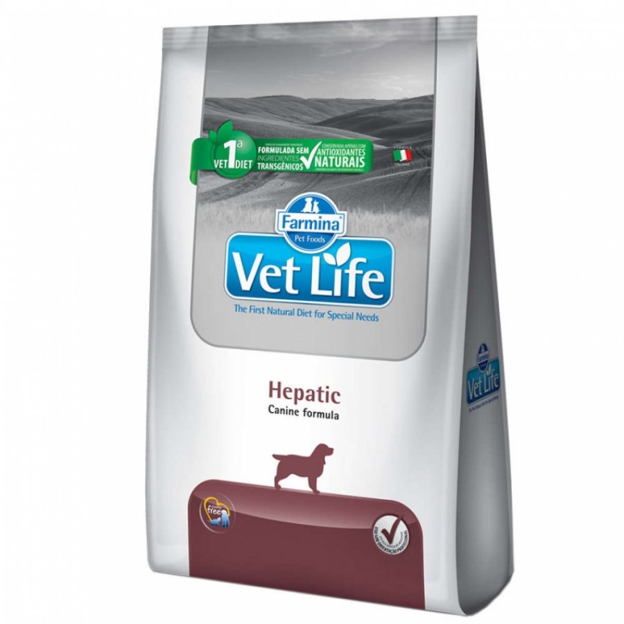 Vetlife Farmina Alimento Seco Medicado Hepatico Perro 2kg